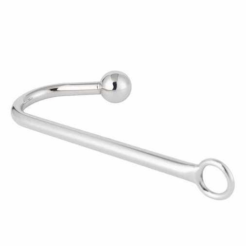 Anal Hooks Toy 3294 Anal Sex AllNight Smooth Metal Hook 0816